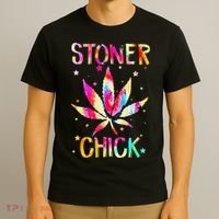 Stoner Chick Cannabis Stoner Marijuana Cannabis T-Shirt thumb 3