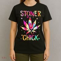 Stoner Chick Cannabis Stoner Marijuana Cannabis T-Shirt thumb 4
