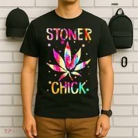 Stoner Chick Cannabis Stoner Marijuana Cannabis T-Shirt thumb 6