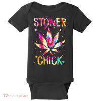 Stoner Chick Cannabis Stoner Marijuana Cannabis Baby Bodysuit thumb 0