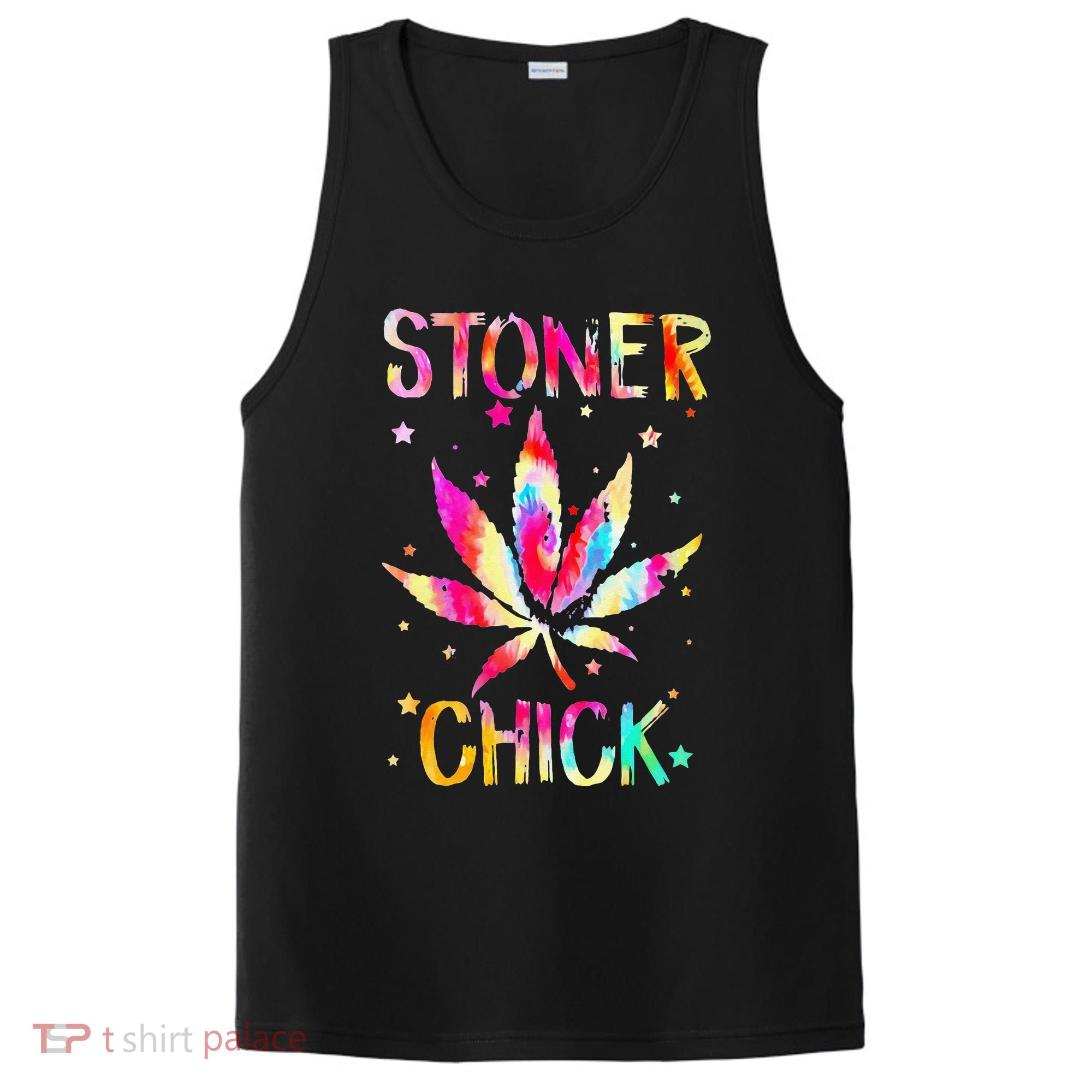 Stoner Chick Cannabis Stoner Marijuana Cannabis PosiCharge Competitor Tank
