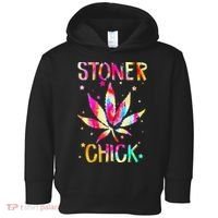 Stoner Chick Cannabis Stoner Marijuana Cannabis Toddler Hoodie thumb 0