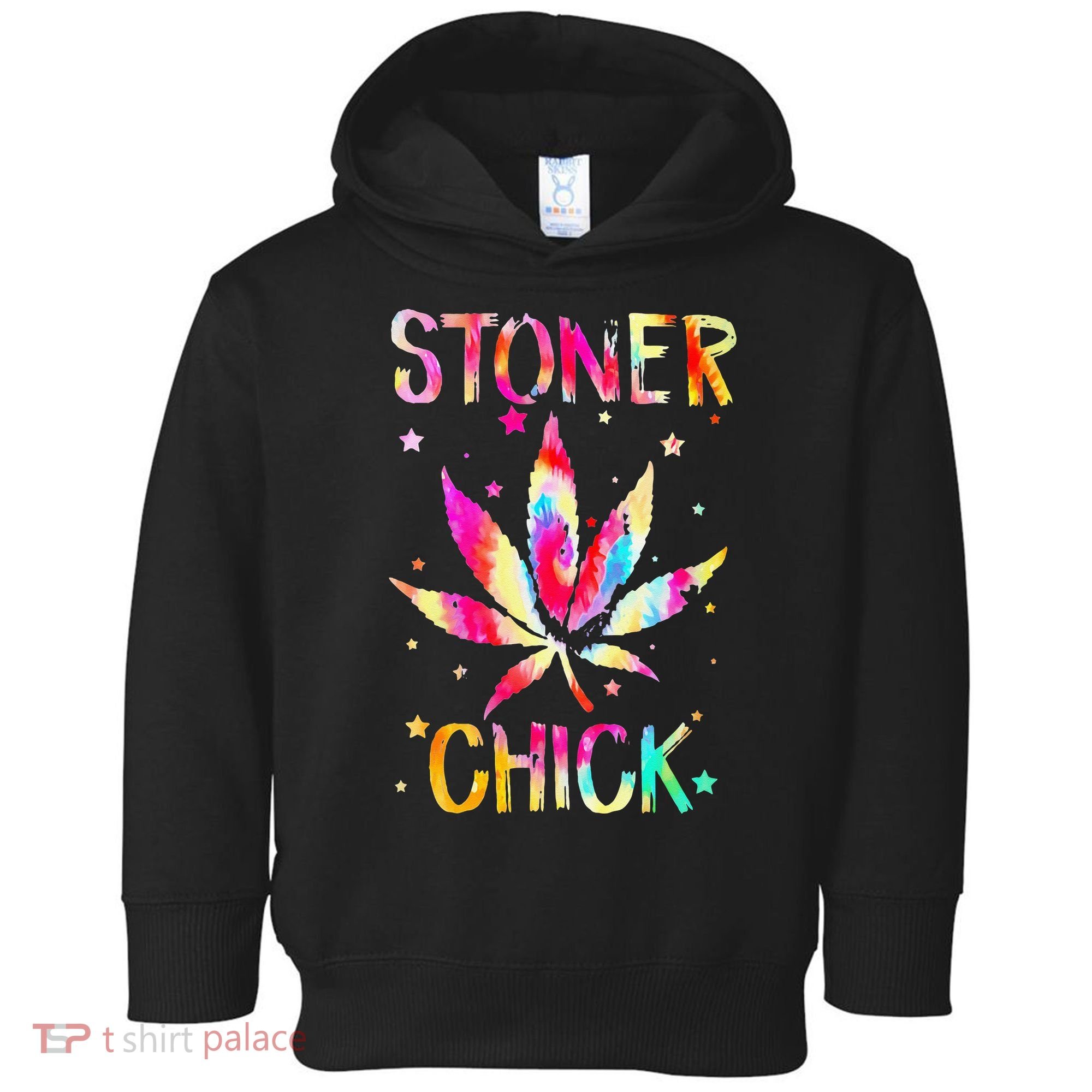 Stoner Chick Cannabis Stoner Marijuana Cannabis Toddler Hoodie
