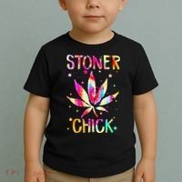 Stoner Chick Cannabis Stoner Marijuana Cannabis Toddler T-Shirt thumb 2