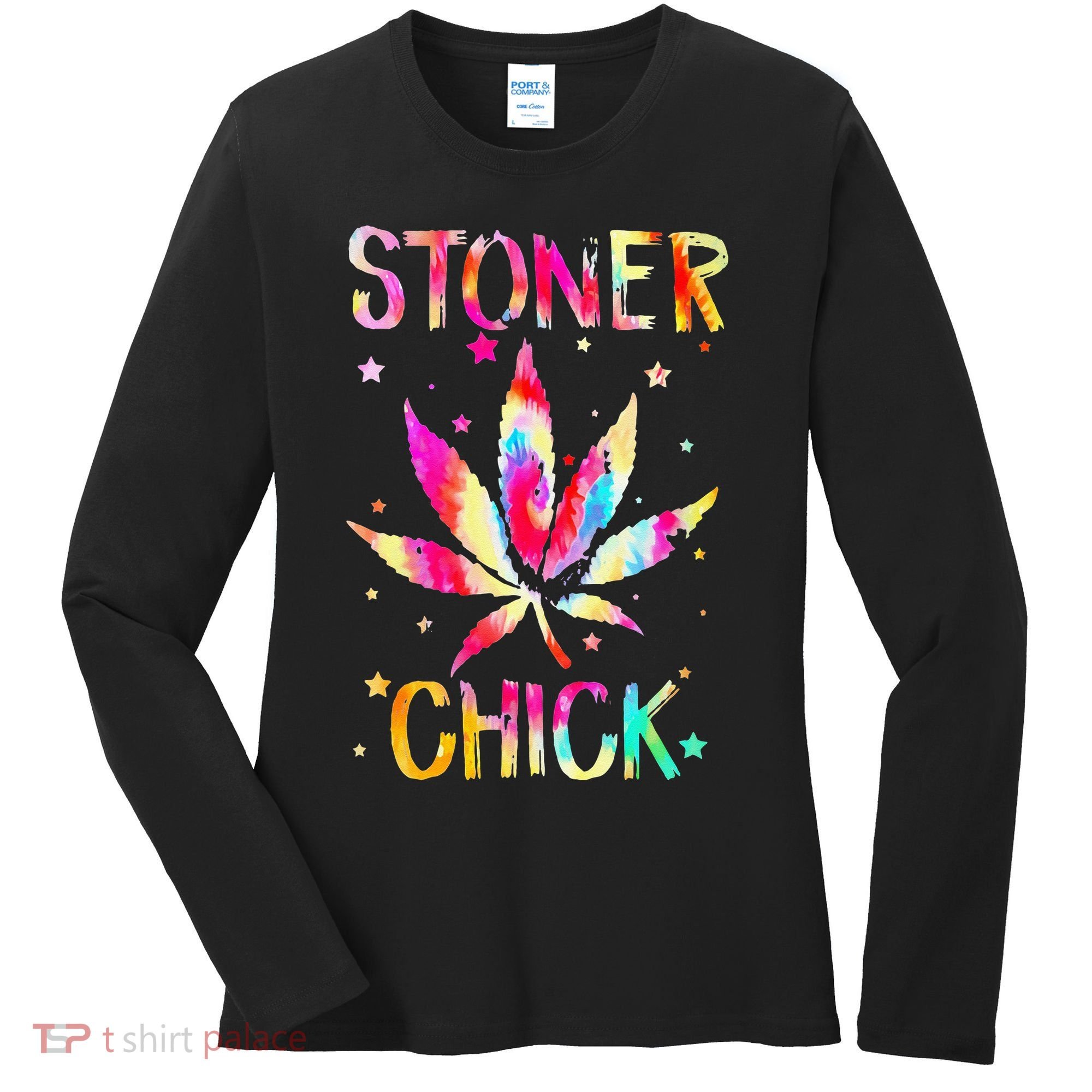 Stoner Chick Cannabis Stoner Marijuana Cannabis Women's Long Sleeve Shirt