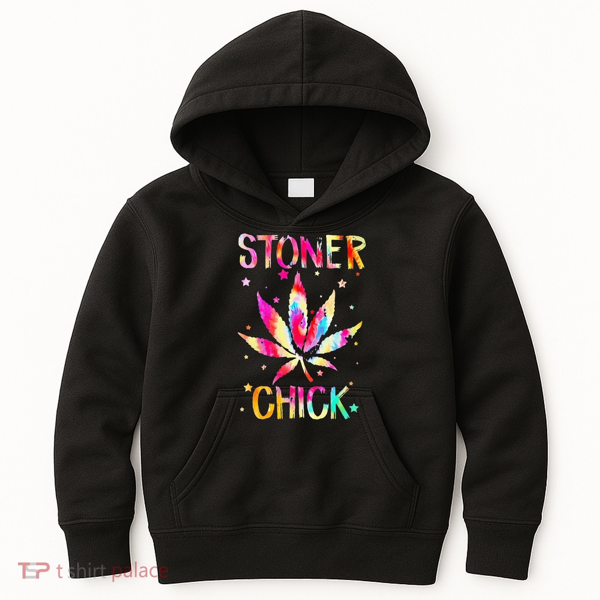 Stoner Chick Cannabis Stoner Marijuana Cannabis Kids Hoodie