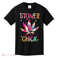 Stoner Chick Cannabis Stoner Marijuana Cannabis Kids T-Shirt thumb 0