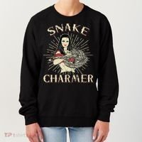 Snake Charmer Circus Party Snake Lover Gift Circus Women's Sweatshirt thumb 0