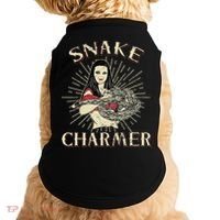 Snake Charmer Circus Party Snake Lover Gift Circus Doggie Tank thumb 0