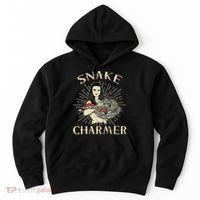 Snake Charmer Circus Party Snake Lover Gift Circus Hoodie thumb 0