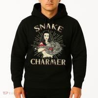 Snake Charmer Circus Party Snake Lover Gift Circus Hoodie thumb 2
