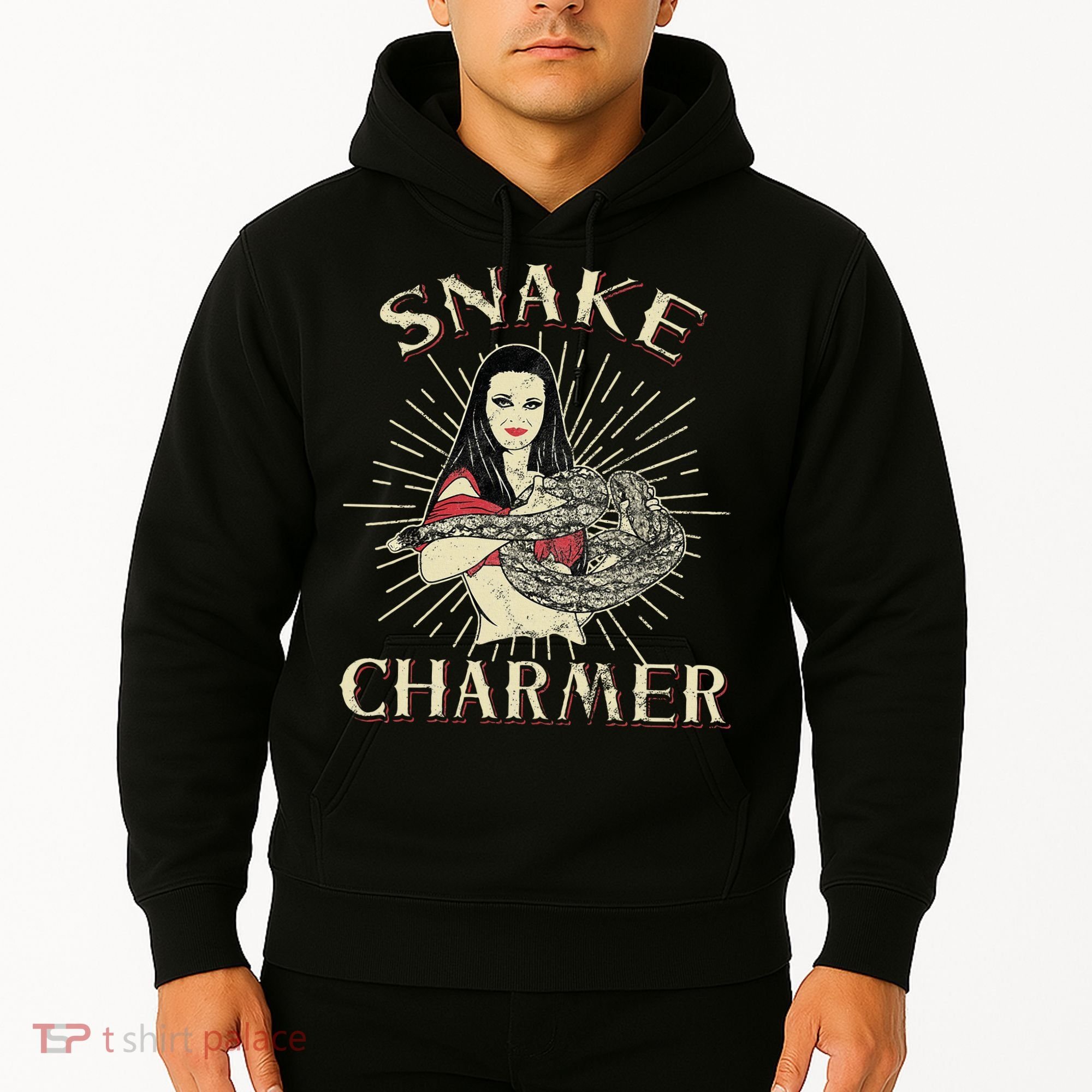 Snake Charmer Circus Party Snake Lover Gift Circus Hoodie