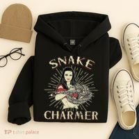 Snake Charmer Circus Party Snake Lover Gift Circus Hoodie thumb 4