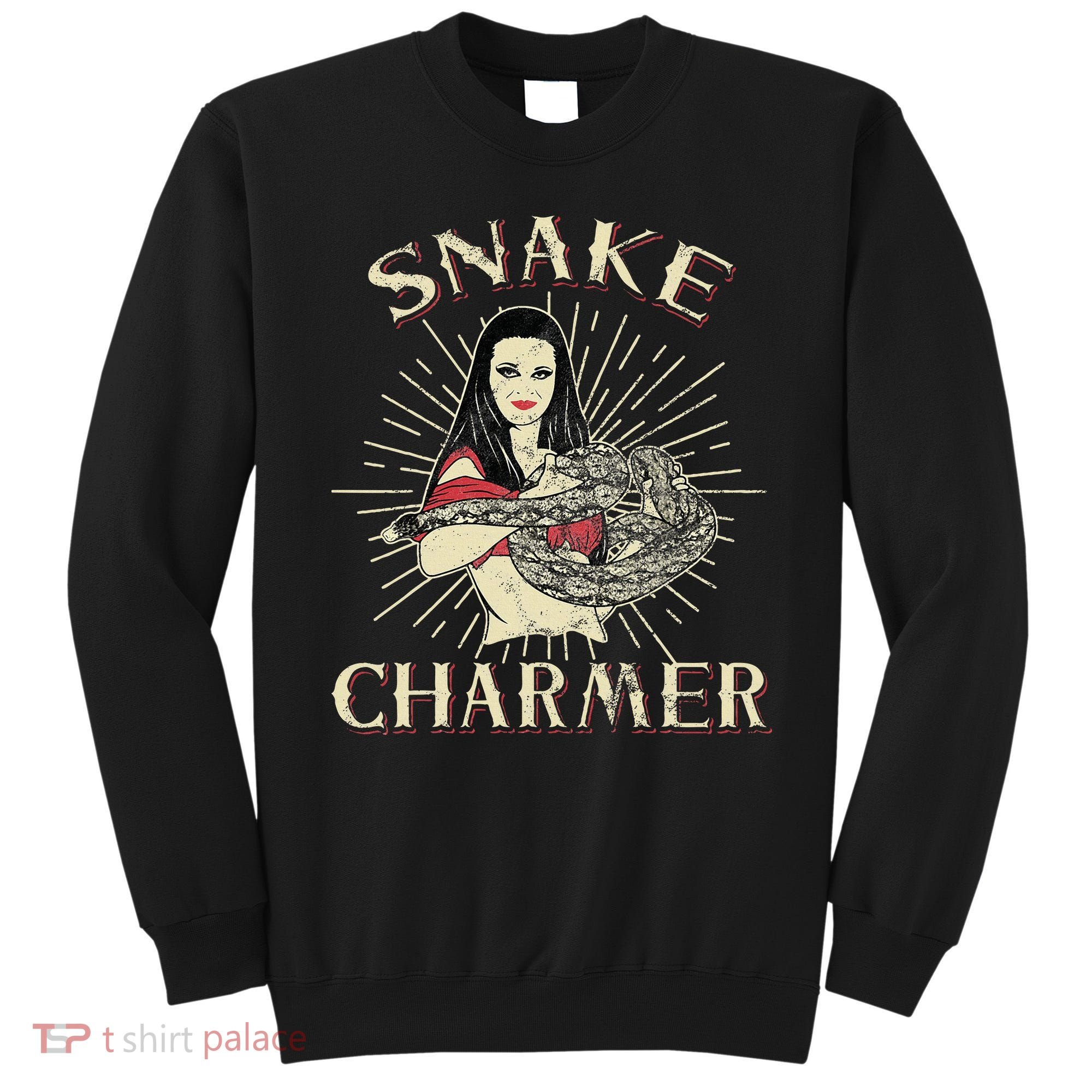 Snake Charmer Circus Party Snake Lover Gift Circus Sweatshirt