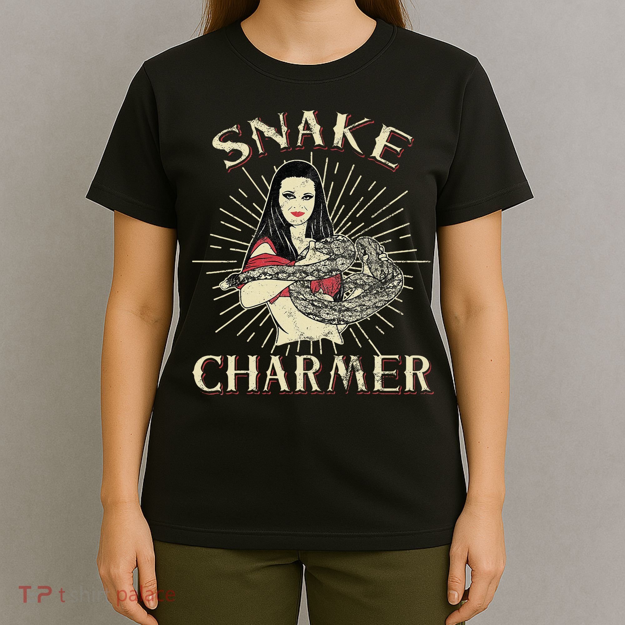 Snake Charmer Circus Party Snake Lover Gift Circus T-Shirt
