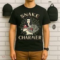 Snake Charmer Circus Party Snake Lover Gift Circus T-Shirt thumb 6