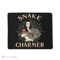 Snake Charmer Circus Party Snake Lover Gift Circus Mousepad thumb 0