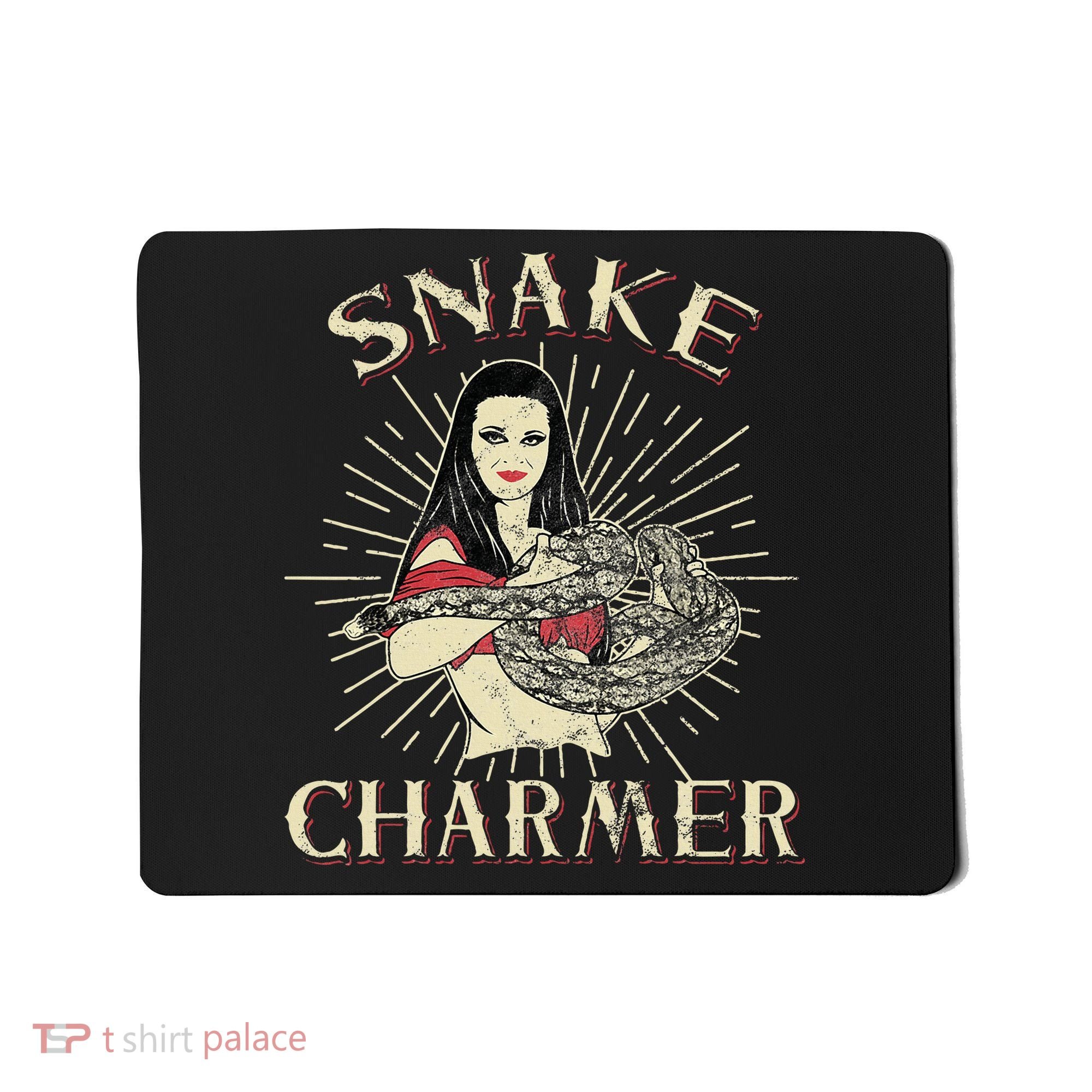 Snake Charmer Circus Party Snake Lover Gift Circus Mousepad