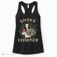 Snake Charmer Circus Party Snake Lover Gift Circus Women's Tank Top thumb 0