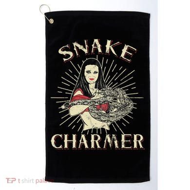 Snake Charmer Circus Party Snake Lover Gift Circus Golf Towel