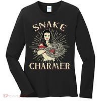 Snake Charmer Circus Party Snake Lover Gift Circus Women's Long Sleeve Shirt thumb 0