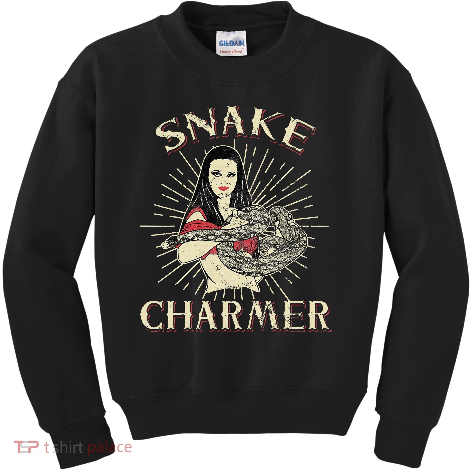 Snake Charmer Circus Party Snake Lover Gift Circus Kids Sweatshirt