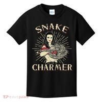 Snake Charmer Circus Party Snake Lover Gift Circus Kids T-Shirt thumb 0