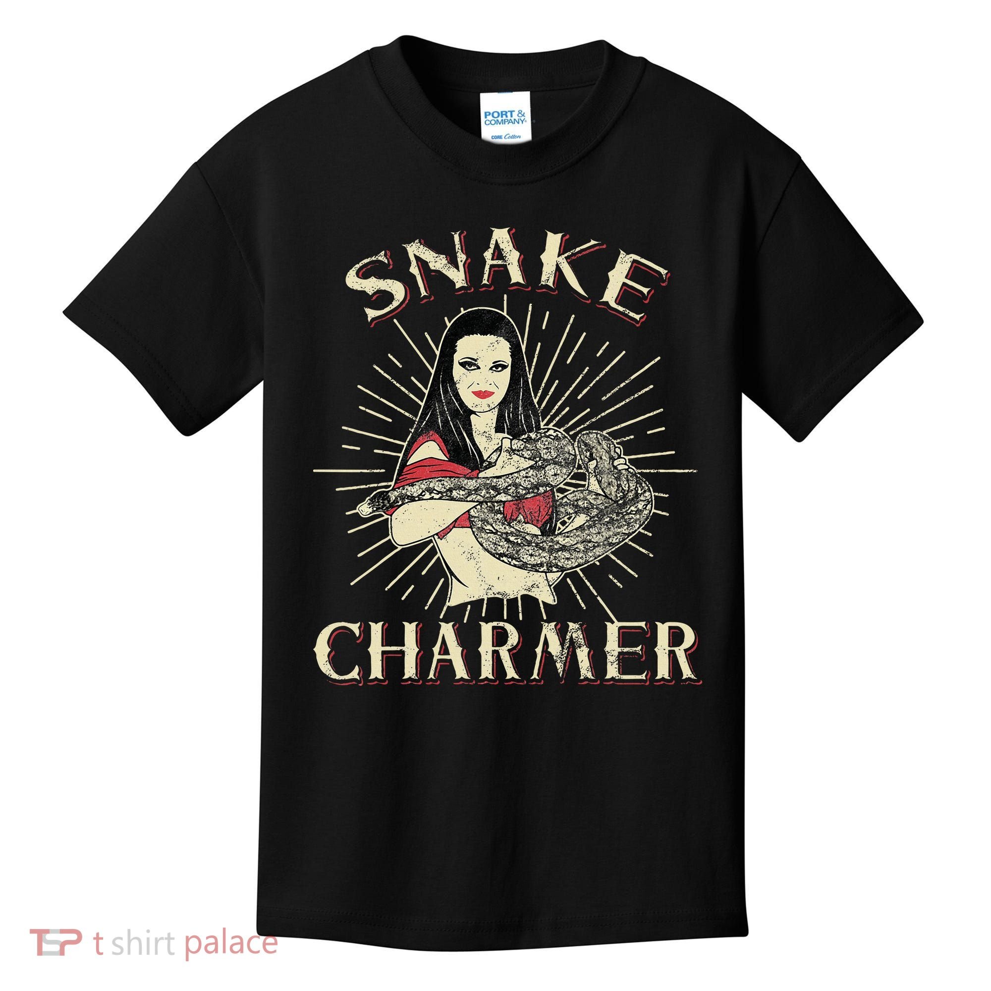 Snake Charmer Circus Party Snake Lover Gift Circus Kids T-Shirt