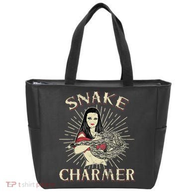 Snake Charmer Circus Party Snake Lover Gift Circus Tote Bag