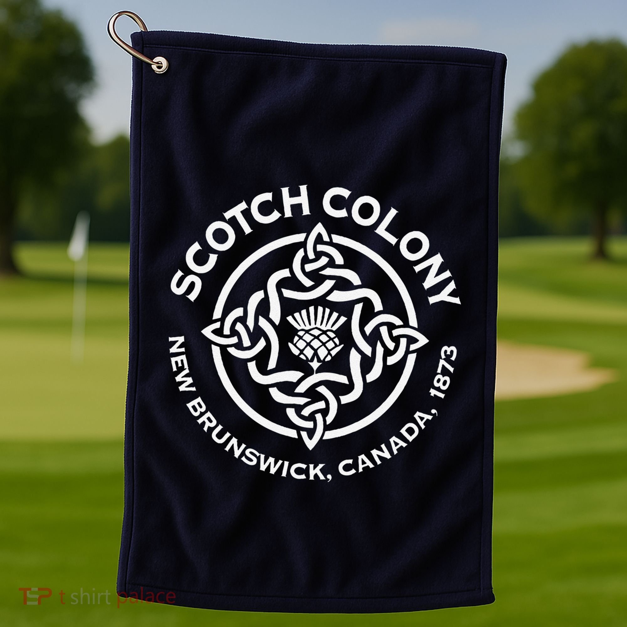 Scotch Colony Celtic Knot Golf Towel