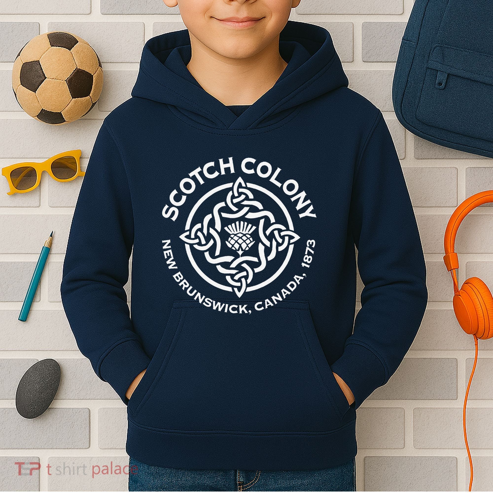 Scotch Colony Celtic Knot Kids Hoodie
