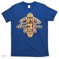 Santa Cruz Ca Vintage Surfers Gift T-Shirt thumb 0