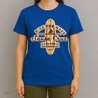 Santa Cruz Ca Vintage Surfers Gift T-Shirt thumb 4