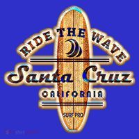 Santa Cruz Ca Vintage Surfers Gift T-Shirt thumb 7