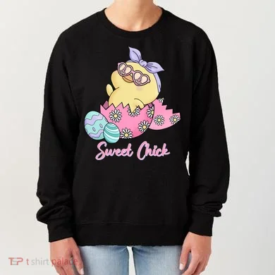 Sweet Chick Cute Spring Easter Women's Sweatshirt