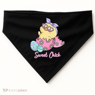 Sweet Chick Cute Spring Easter USA-Made Doggie Bandana