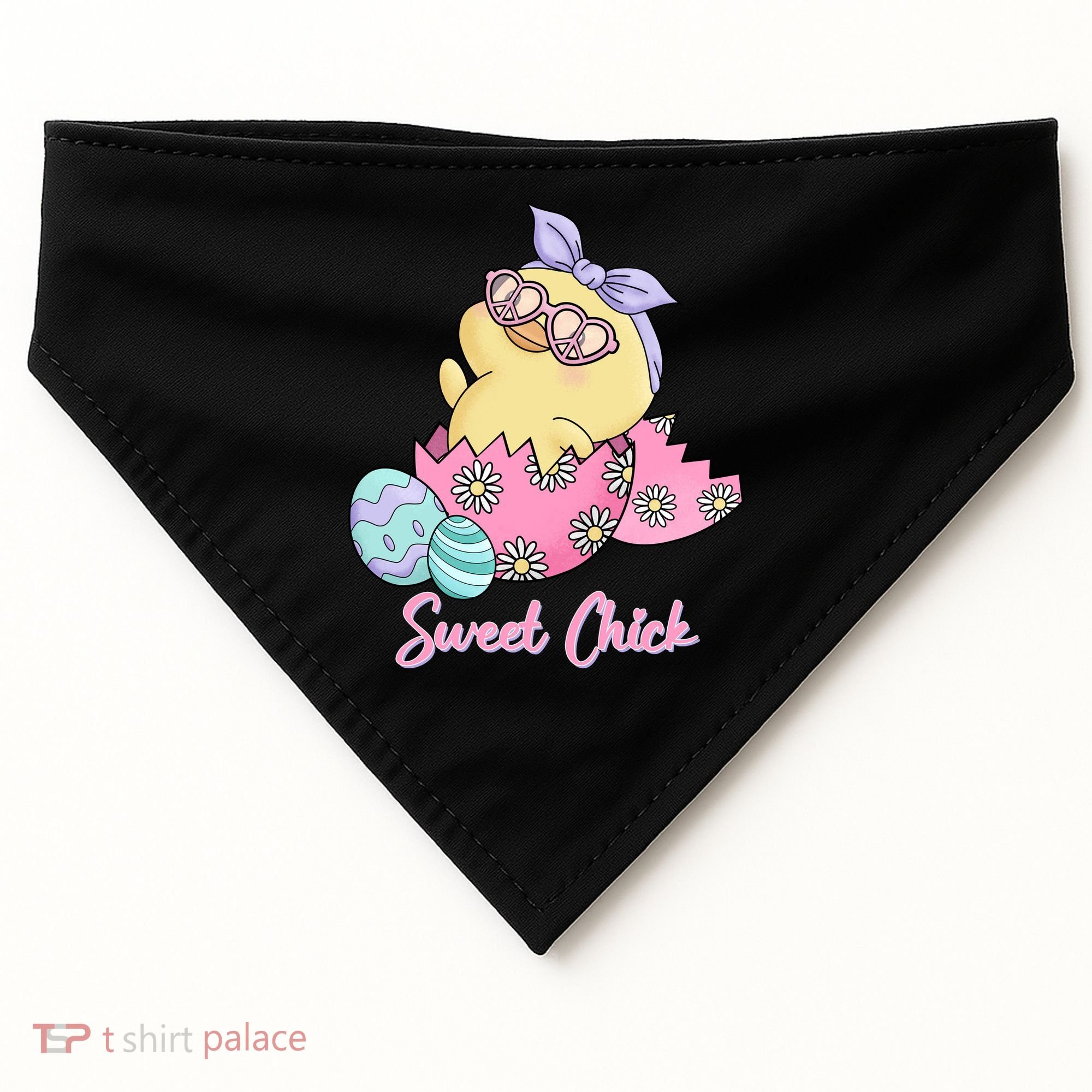 Sweet Chick Cute Spring Easter USA-Made Doggie Bandana