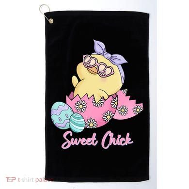 Sweet Chick Cute Spring Easter Golf Towel