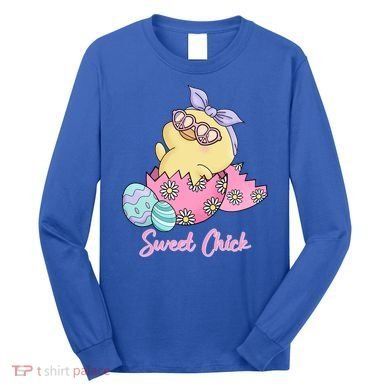 Sweet Chick Cute Spring Easter Long Sleeve Shirt