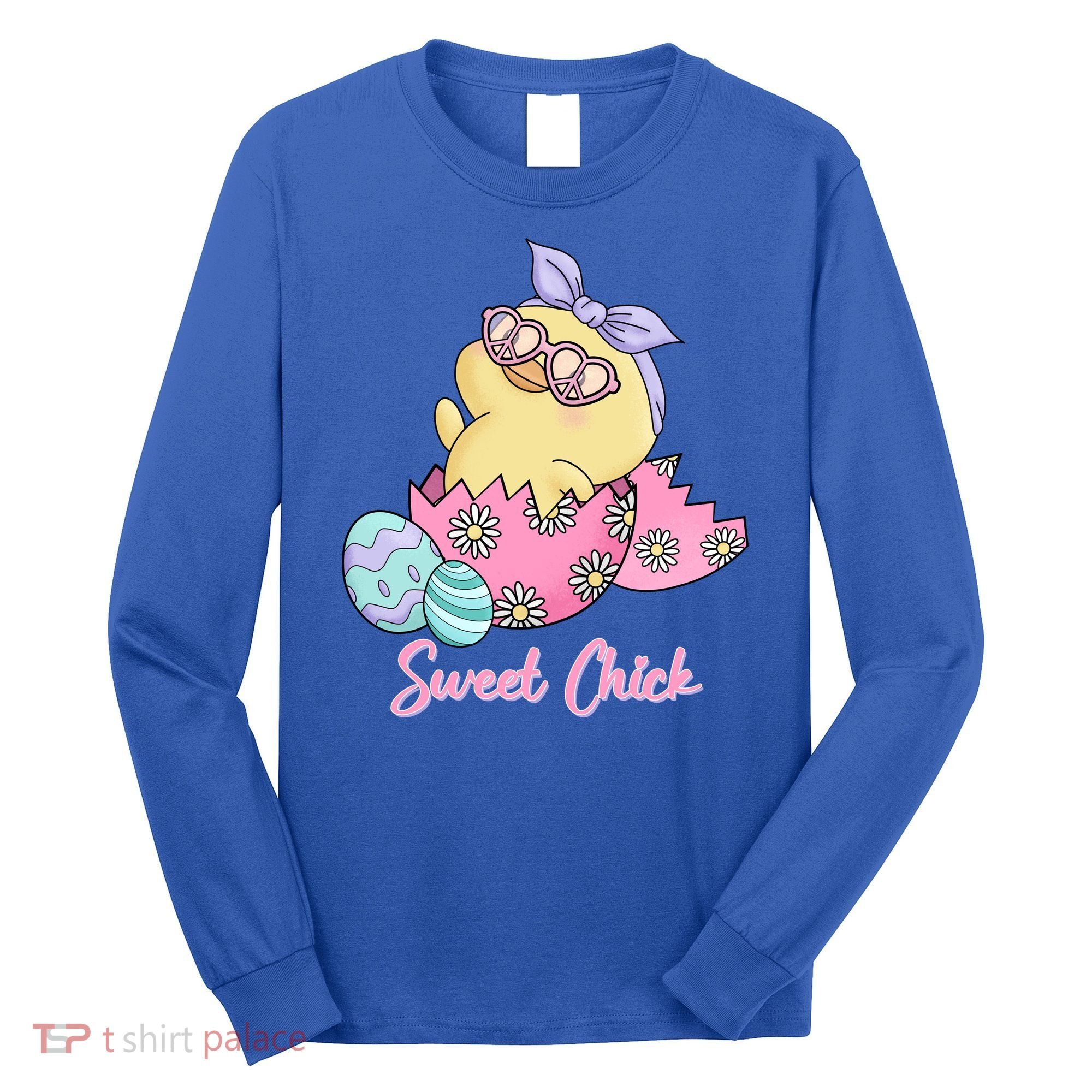 Sweet Chick Cute Spring Easter Long Sleeve Shirt