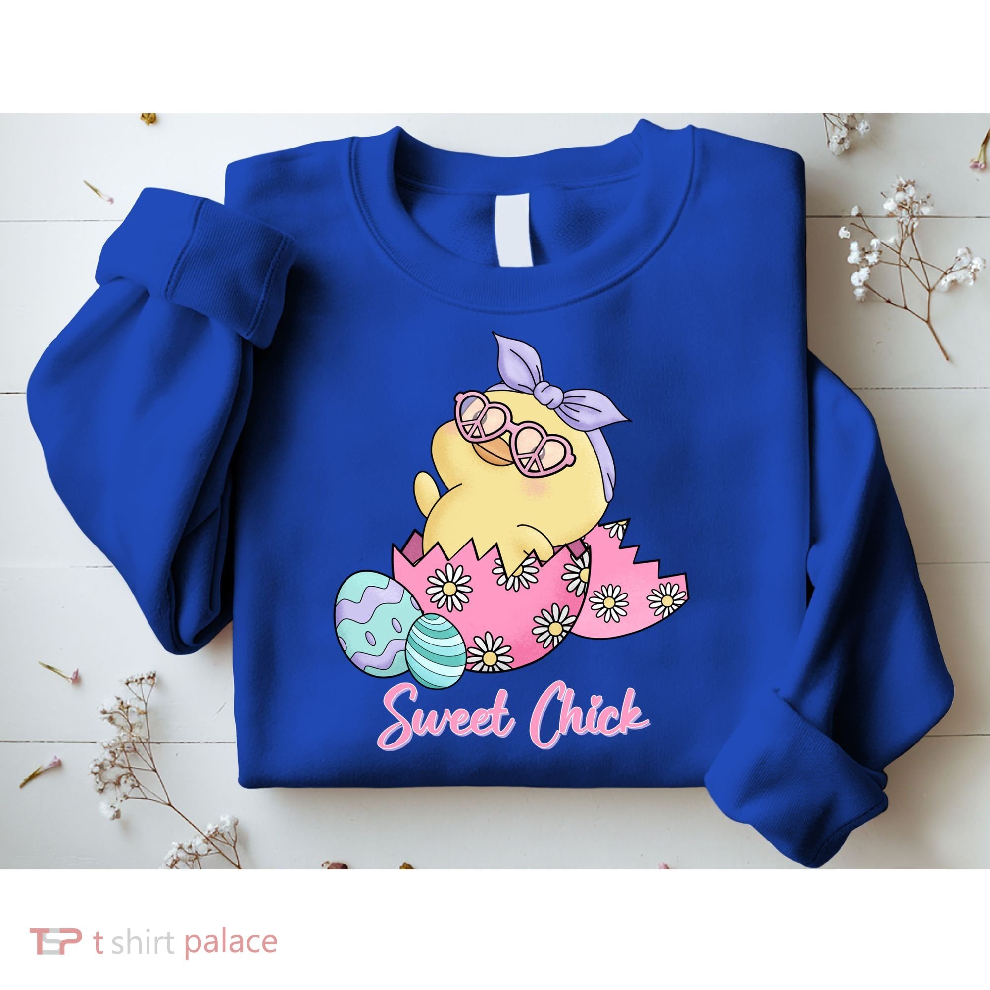 Sweet Chick Cute Spring Easter Sweatshirt