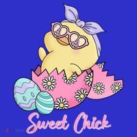 Sweet Chick Cute Spring Easter Sweatshirt thumb 3