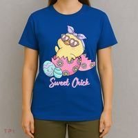 Sweet Chick Cute Spring Easter T-Shirt thumb 4