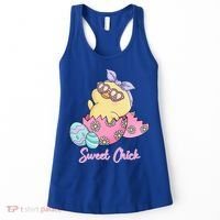 Sweet Chick Cute Spring Easter Women's Tank Top thumb 0