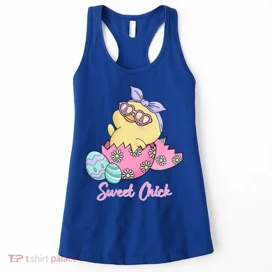 Sweet Chick Cute Spring Easter Women's Tank Top
