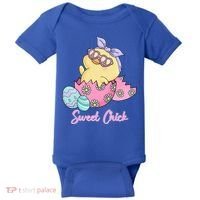 Sweet Chick Cute Spring Easter Baby Bodysuit thumb 0