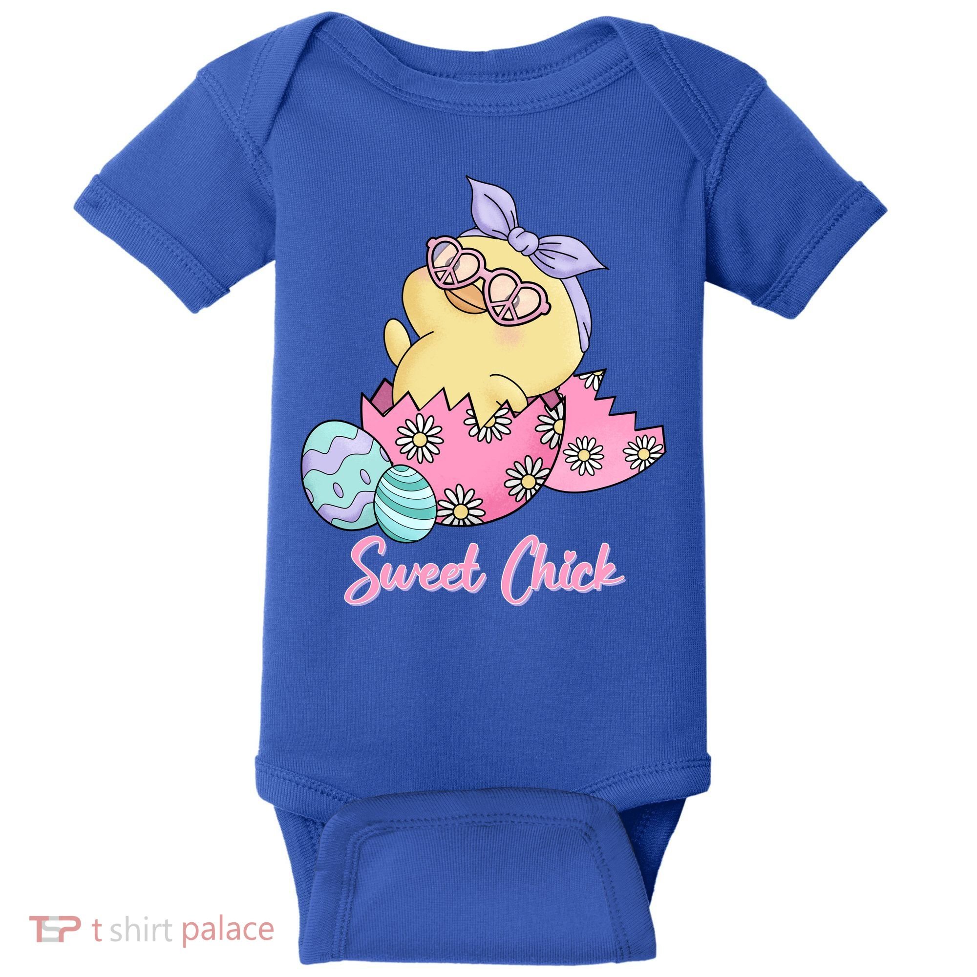 Sweet Chick Cute Spring Easter Baby Bodysuit