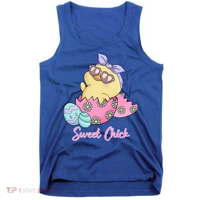 Sweet Chick Cute Spring Easter Tank Top