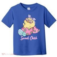 Sweet Chick Cute Spring Easter Toddler T-Shirt thumb 0