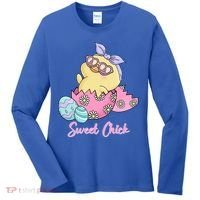Sweet Chick Cute Spring Easter Women's Long Sleeve Shirt thumb 0